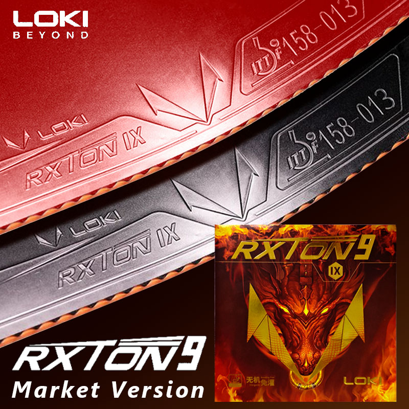Table Tennis Game - LOKI RXTON 9 Table Tennis Rubber