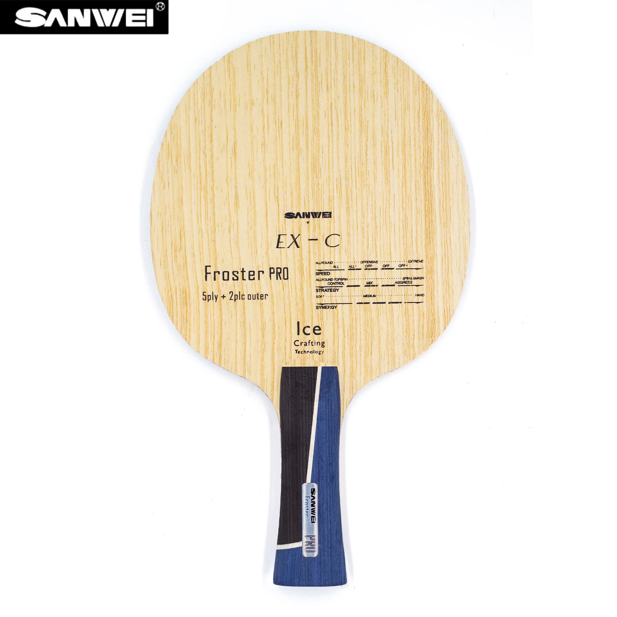 Table Tennis Game - SANWEI ALC Table Tennis Blade Froster