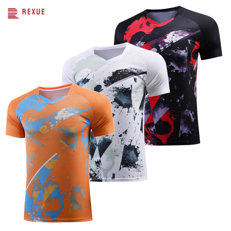 Table Tennis V Neck Shirt Men  - Table Tennis Jersey ulasan dan harga