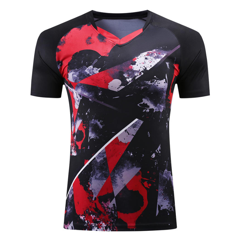 Table Tennis V Neck Shirt Men  - Table Tennis Jersey ulasan dan harga