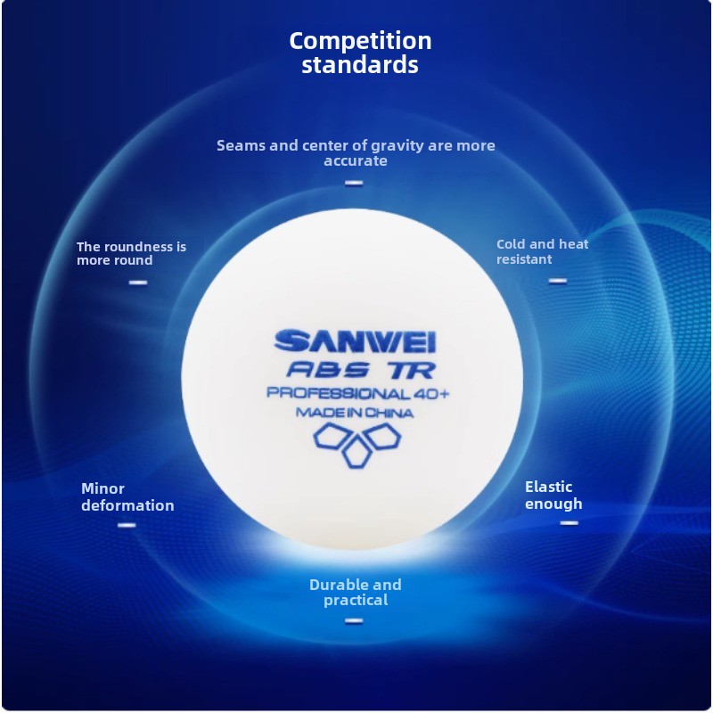 50 100 pcs Sanwei New Material - Table Tennis Game Pc ulasan dan harga