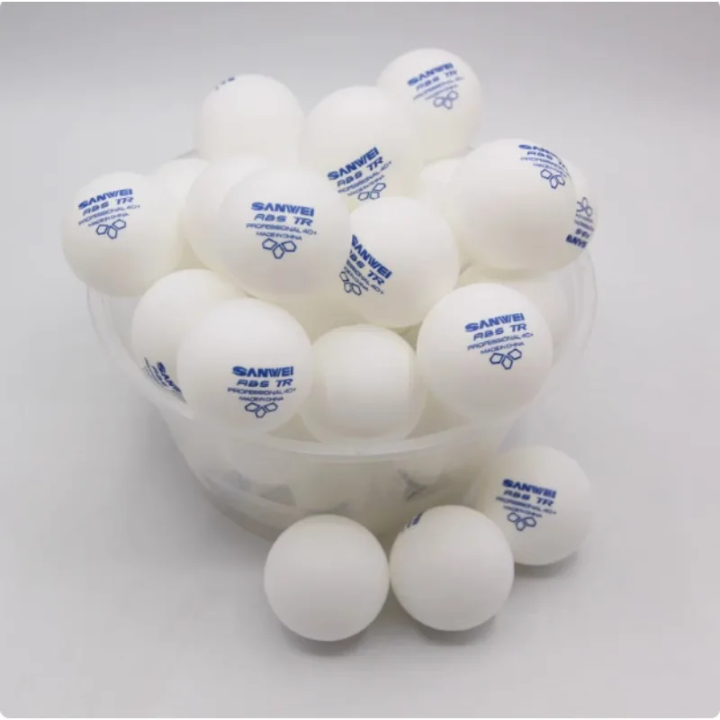 50 100 pcs Sanwei New Material - Table Tennis Game Pc ulasan dan harga