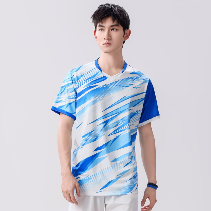 Customizable Table Tennis Spor - Table Tennis Jersey ulasan dan harga