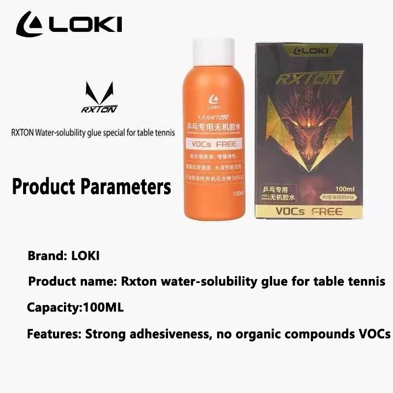 LOKI Waterbased Glue 100ml Wat - Table Tennis Game ulasan dan harga