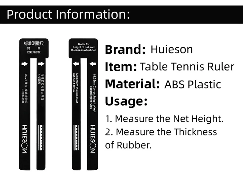 HUIESON Table Tennis Net Heigh - Table Tennis Net Height ulasan dan harga