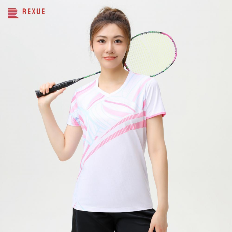 Light Blue Table Tennis Jersey - Table Tennis Jersey ulasan dan harga