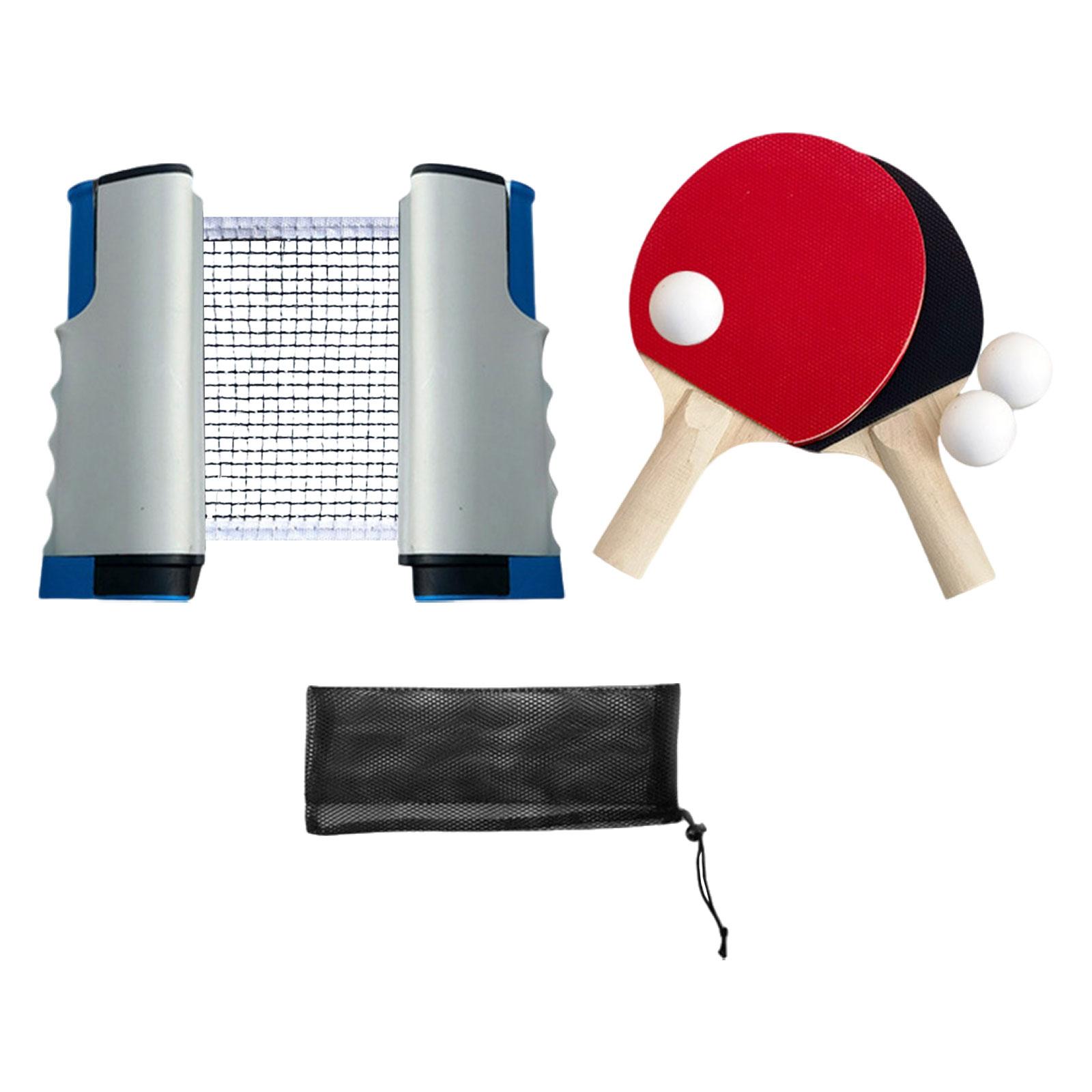 Ping Pong Paddles Set Retracta - Table Tennis Net Set ulasan dan harga