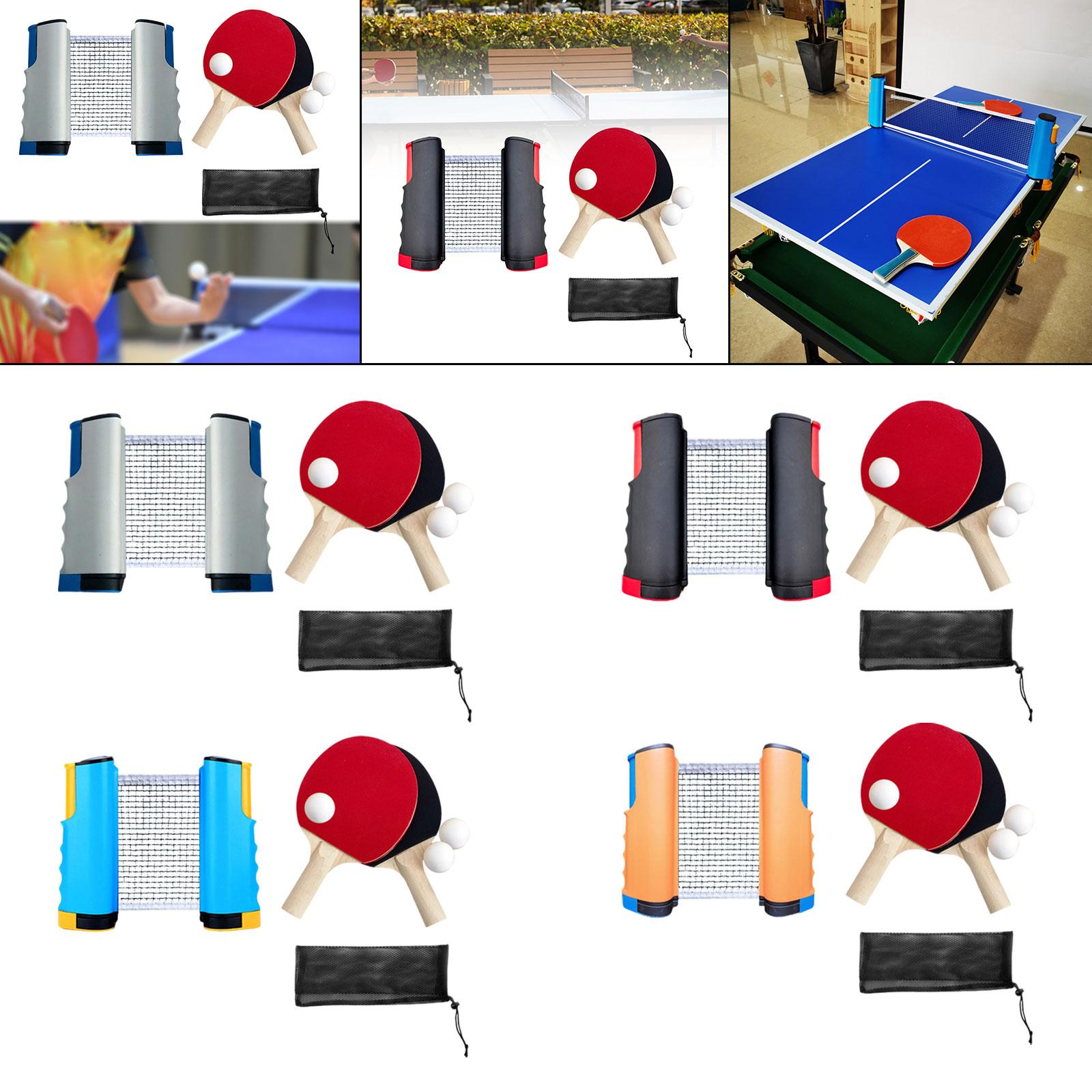 Ping Pong Paddles Set Retracta - Table Tennis Net Set ulasan dan harga