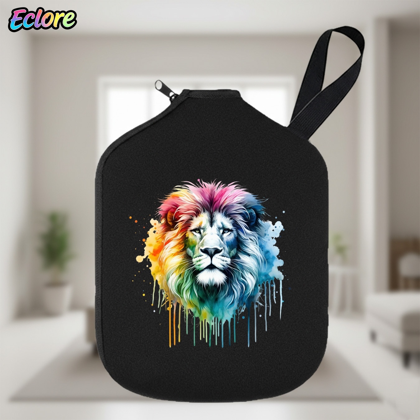 Colorful Watercolor Lion Head  - Table Tennis Game ulasan dan harga