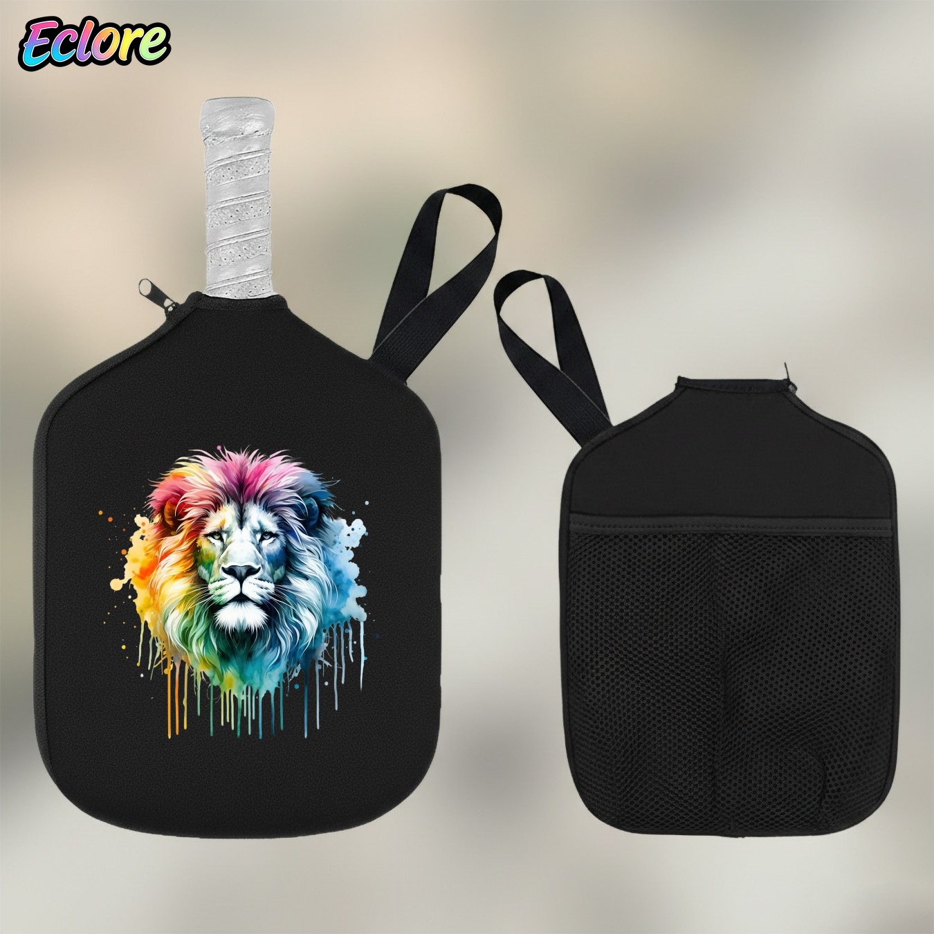 Colorful Watercolor Lion Head  - Table Tennis Game ulasan dan harga