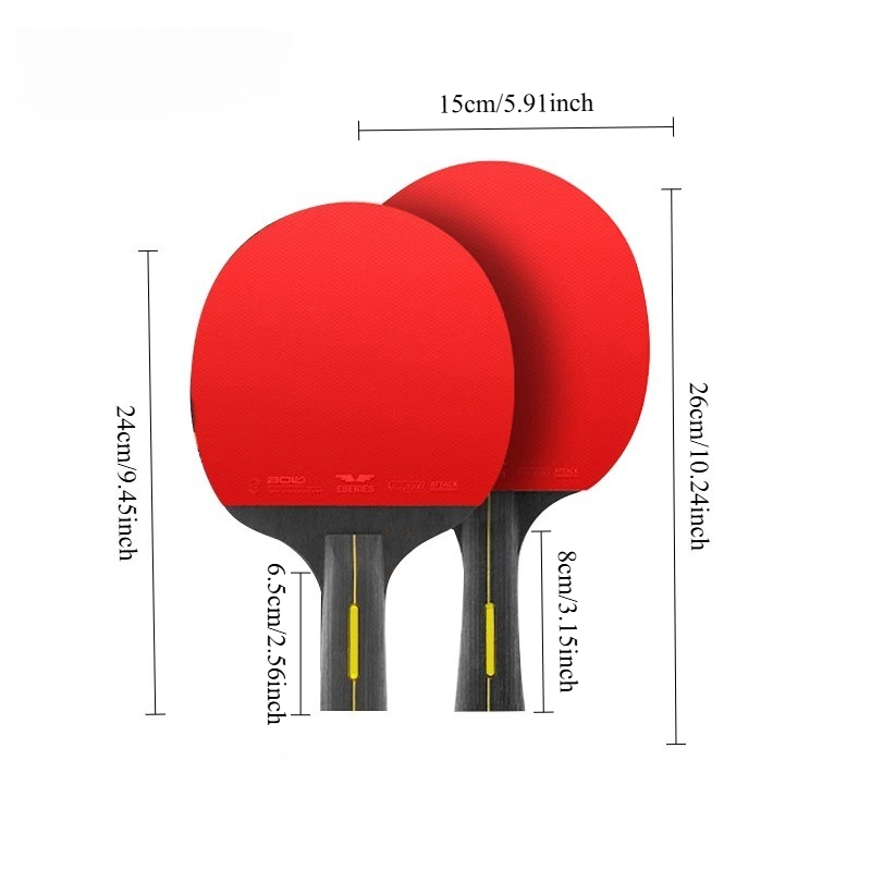 6‑Star Table Tennis Racket Set - Table Tennis History ulasan dan harga