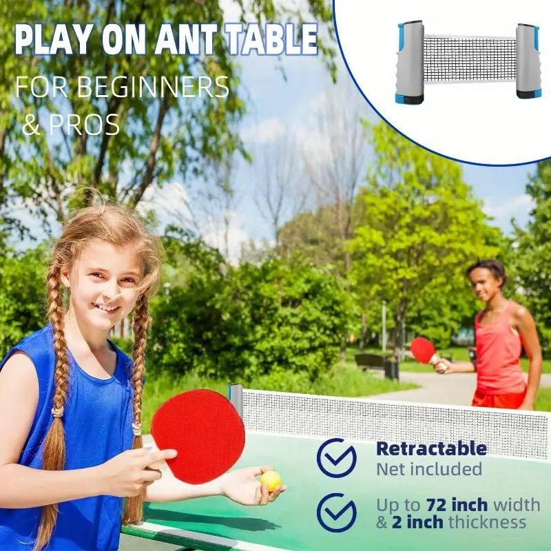 Portable Table Tennis Net Expa - Table Tennis Net Height ulasan dan harga