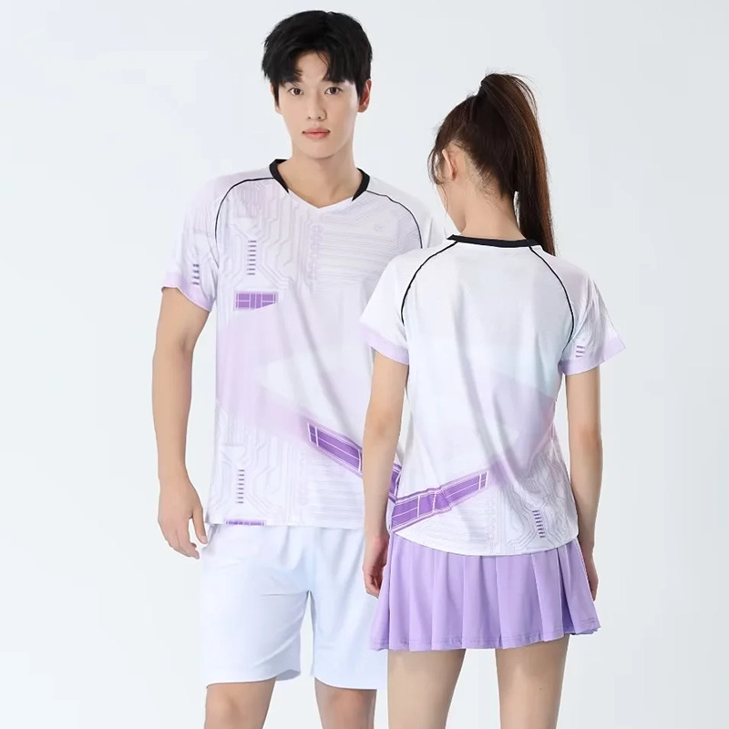 Men Badminton T-shirts Quick D - Table Tennis Jersey ulasan dan harga