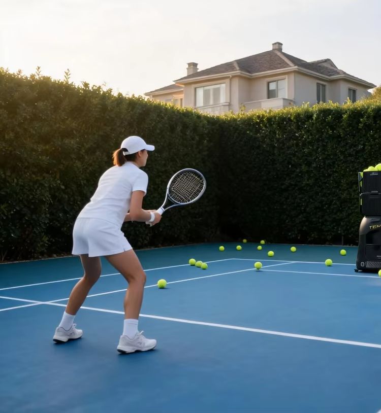 Tenniix Tennis Ball Machine AI - Robot Ball Machine ulasan dan harga
