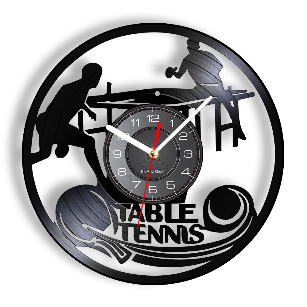 Table Tennis Wall Clock Table  - Table Tennis History ulasan dan harga