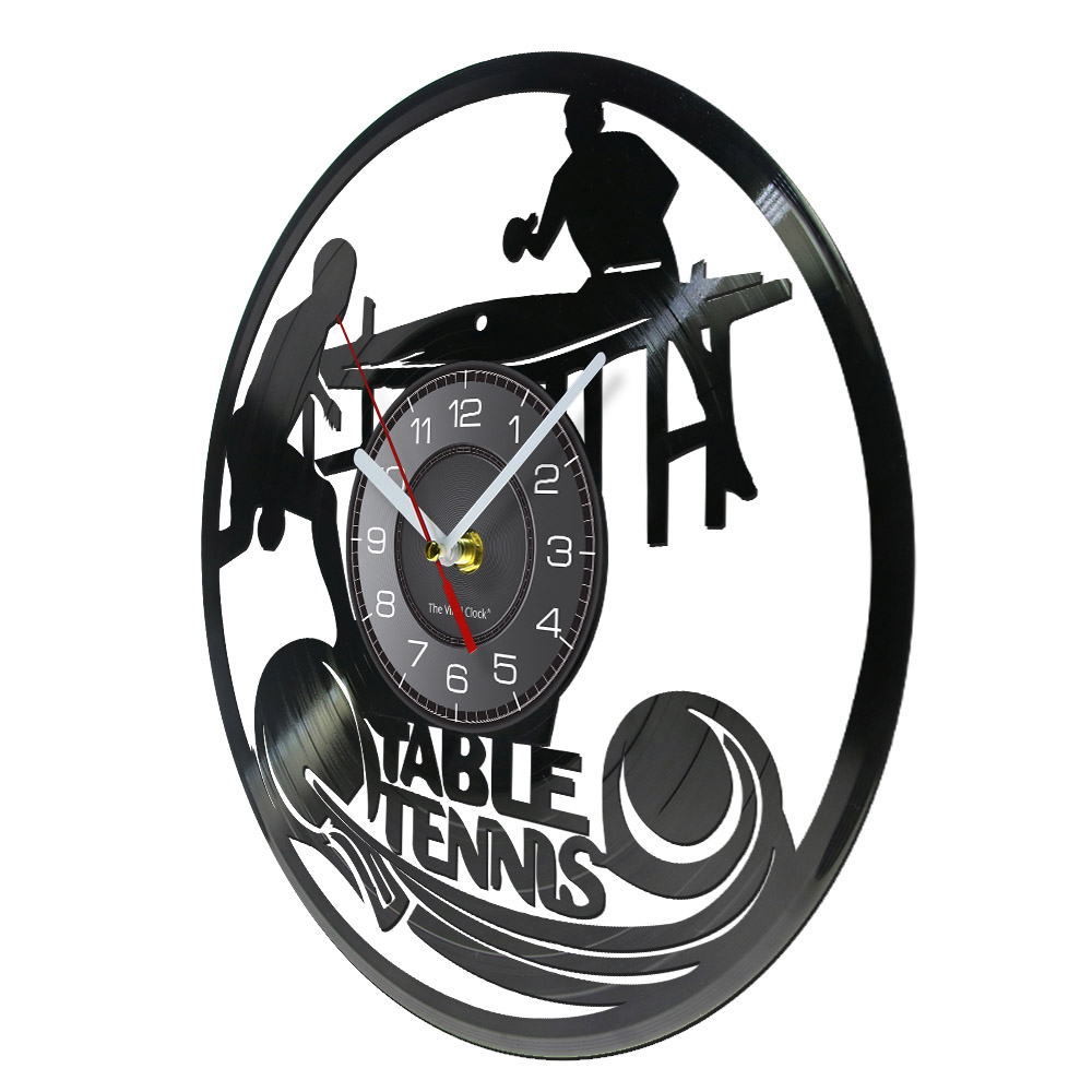 Table Tennis Wall Clock Table  - Table Tennis History ulasan dan harga