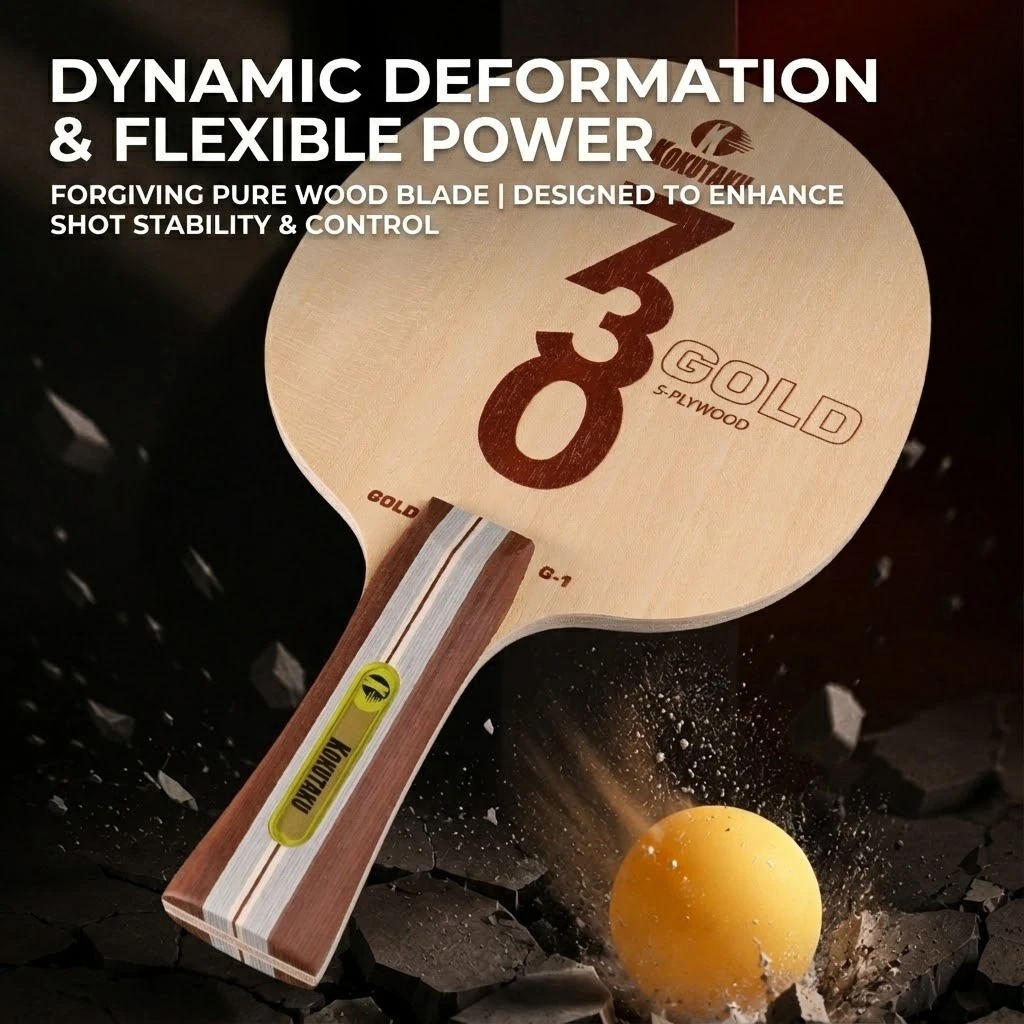 Kokutaku Table Tennis Blade FL - Table Tennis Game ulasan dan harga