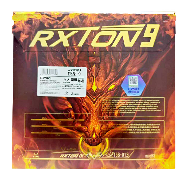 LOKI RXTON 9 Table Tennis Rubb - Table Tennis Game ulasan dan harga