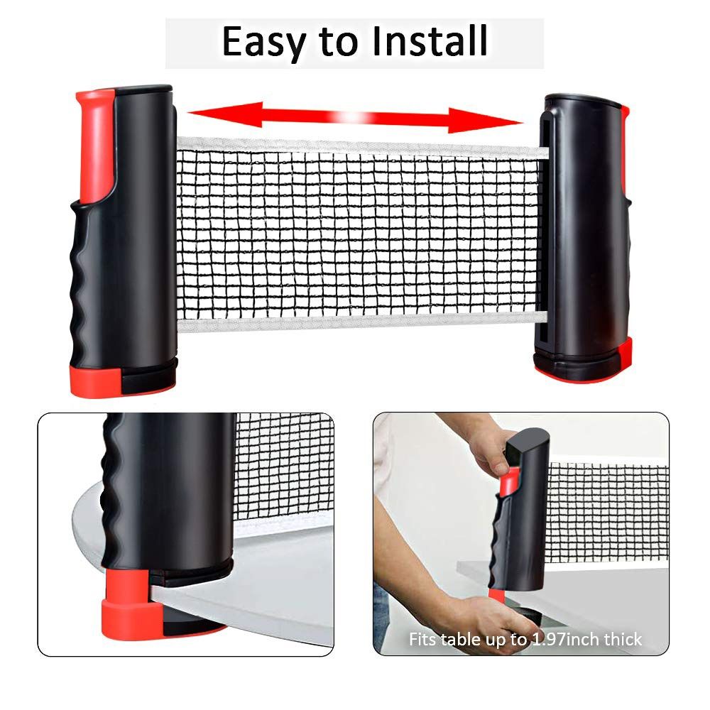 Retractable Net Ping Pong Net  - Table Tennis Net Set ulasan dan harga