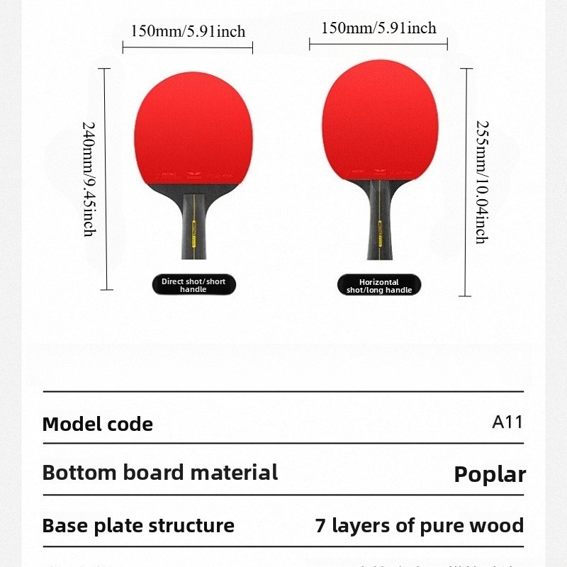 5/6 Star Table Tennis Racket 2 - Table Tennis History ulasan dan harga