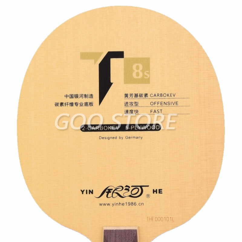 Genuine yinhe Galaxy T-8S T8S  - Table Tennis Review ulasan dan harga