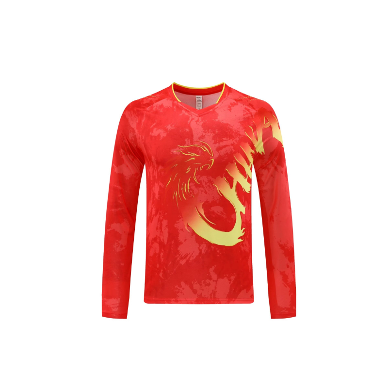 China Dragon Long Sleeve Table - Table Tennis Jersey ulasan dan harga
