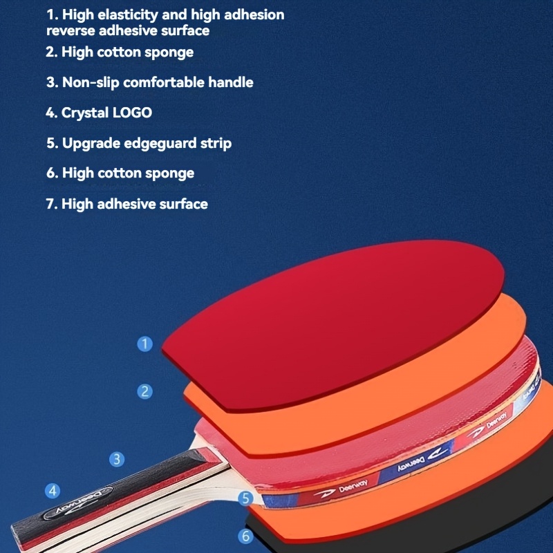 Deerway Table Tennis Racket Se - Table Tennis Net Set ulasan dan harga