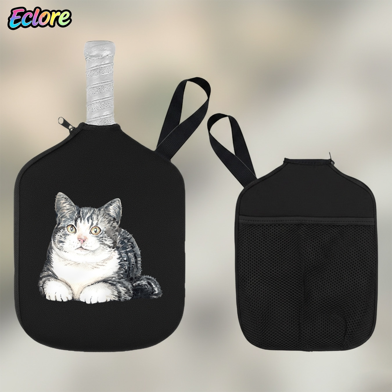 Cute Watercolor Cat Pickleball - Table Tennis Game ulasan dan harga