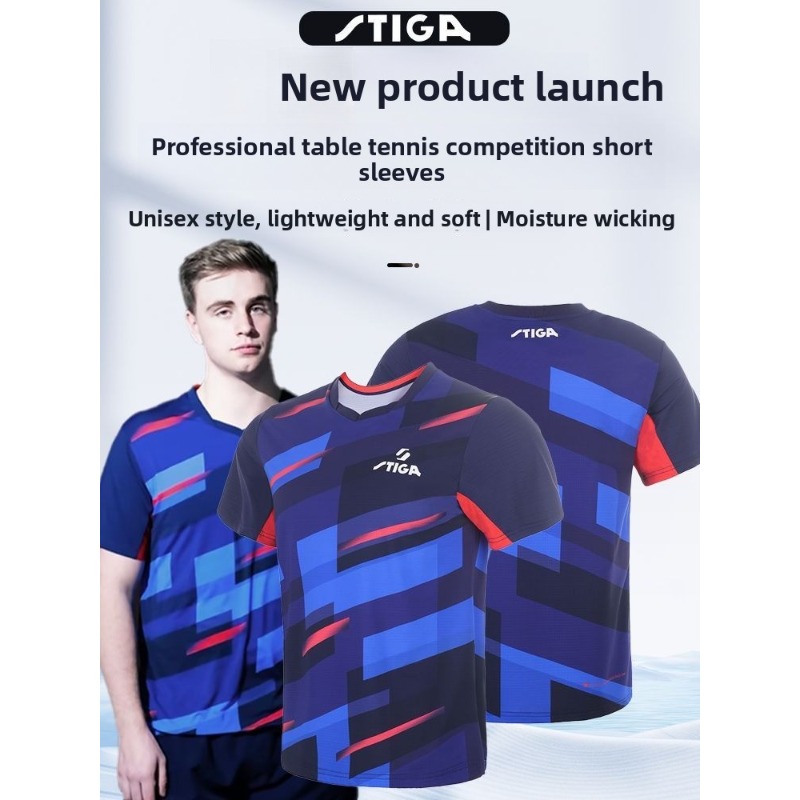 Stika table tennis jersey men' - Table Tennis Jersey ulasan dan harga
