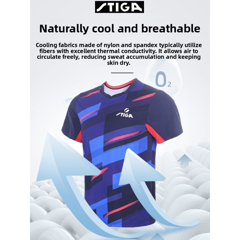 Stika table tennis jersey men' - Table Tennis Jersey ulasan dan harga