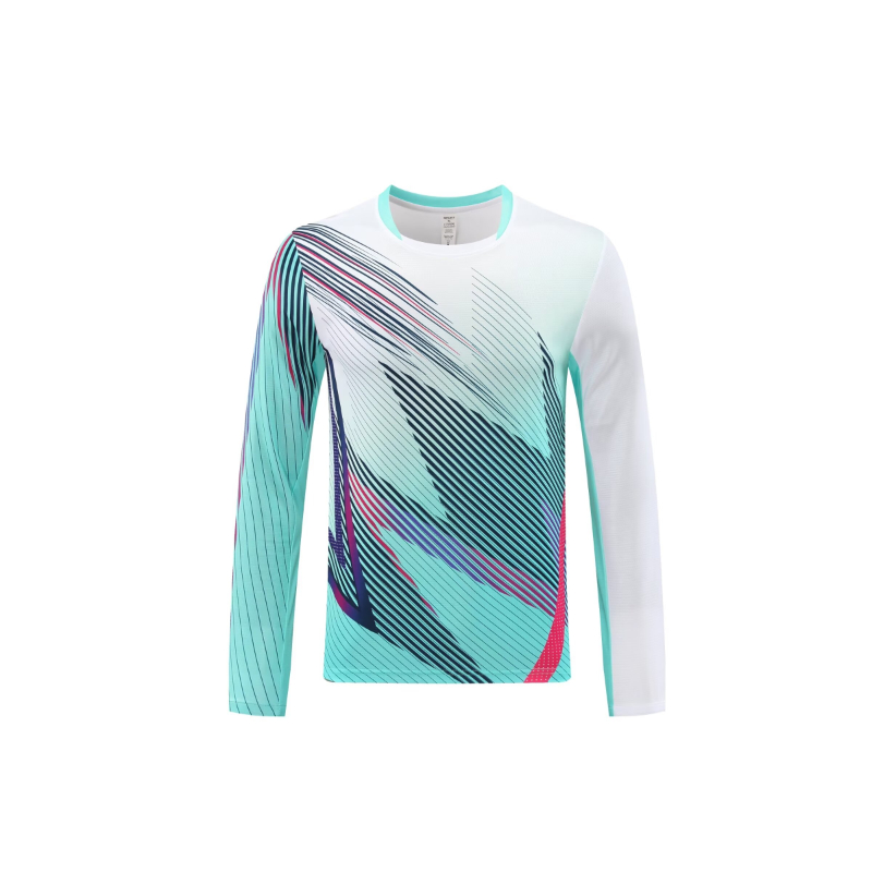 Long Sleeve Badminton Shirt Un - Table Tennis Jersey ulasan dan harga