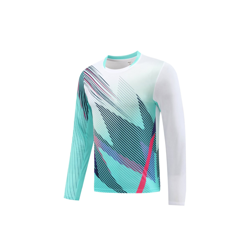 Long Sleeve Badminton Shirt Un - Table Tennis Jersey ulasan dan harga