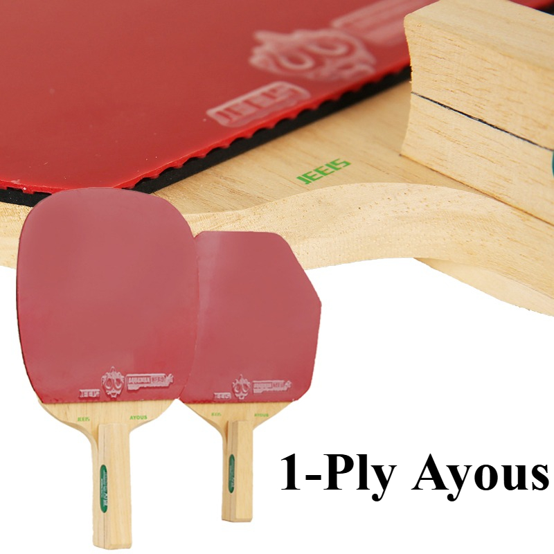 JEELS Japanese 1-Ply Ayous Woo - Table Tennis Training ulasan dan harga